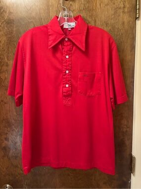Reyn Spooner Red Short-Sleeve Polo-Style Shirt